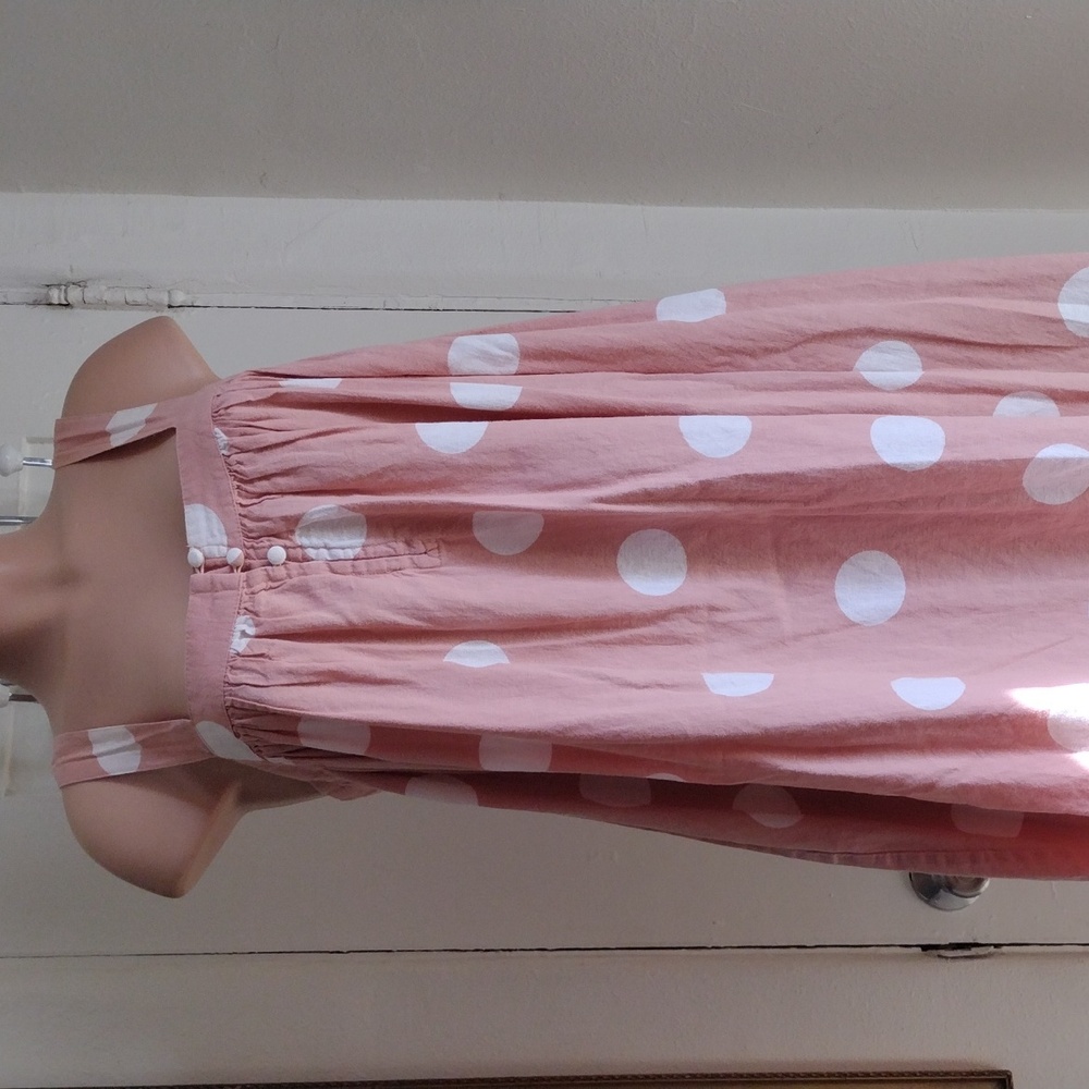Asos Pink salmon Polka Dot Sundress 8